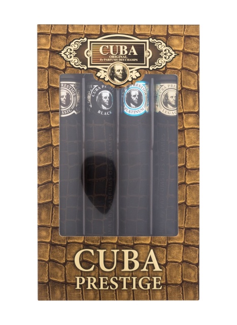 Cuba komplekt Prestige EDT 35ml + EDT Prestige Black 35ml + EDT Prestige Platinum 35ml + EDT Prestige Legacy 35ml, meestele