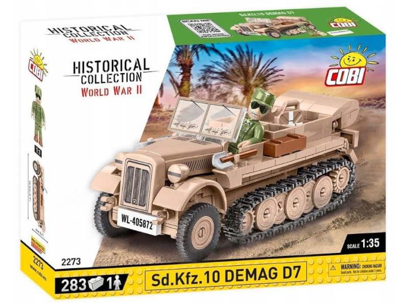 Cobi klotsid Sd.Kfz 10 Demag D7