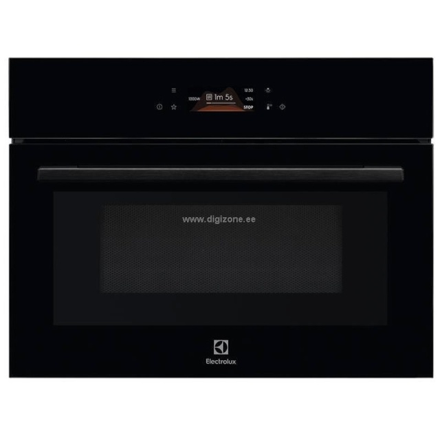 Electrolux integreeritav kompaktahi mikroga EVL8E08Z, 45cm, must