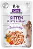 Brit kassitoit Care Cat Fillets In Gravy Kitten Tender Turkey 85g