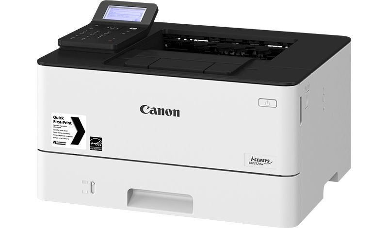 Canon printer i−SENSYS LBP212DW, must/valge