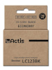Actis tindikassett KB-123Bk, Ink for Brother(LC123BK/LC121BK), Standard, 10ml, must