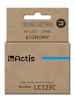 Actis tindikassett KB-123C, Ink for Brother(LC123C/LC121C), Standard, 10ml, cyan