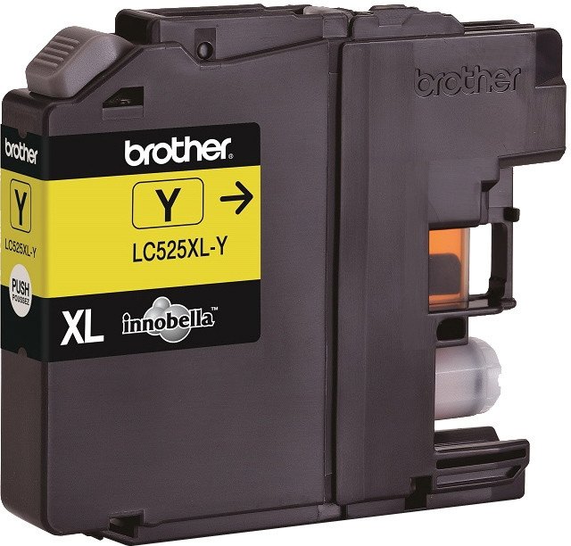 Brother tindikassett LC525XL-Y, Ink cartridge, Original, Extra High Yield, kollane