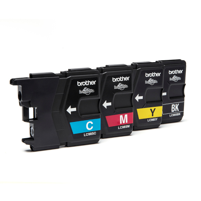 Brother tindikassett LC-985VALBP, Ink cartridge 4 Pack, must/tsüaan/magenta/kollane