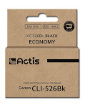 ACTIS tindikassett KC-526BK, Ink for Canon(CLI-526Bk), Standard, With Chip, 10ml, must