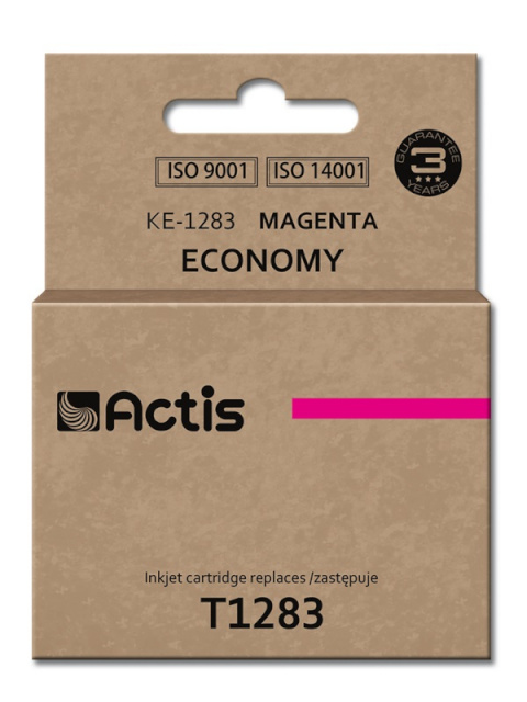 Actis tindikassett KE-1283, Ink for Epson(T1283), Standard, 13ml, magenta