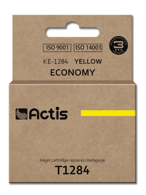 Actis tindikassett KE-1284, Ink for Epson(T1284), Standard, 13ml, kollane