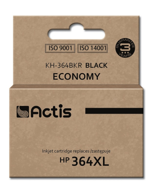Actis tindikassett KH-364BKR, Ink for HP(364XL CN684EE), Standard, 20ml, must