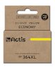 Actis tindikassett KH-364YR, Ink for HP(364XL CB325EE), Standard, 12ml, kollane