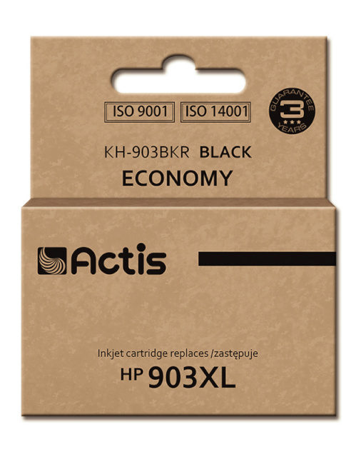 Actis tindikassett KH-903BKR, Ink for HP(903XL T6M15AE), Standard, 30ml, must