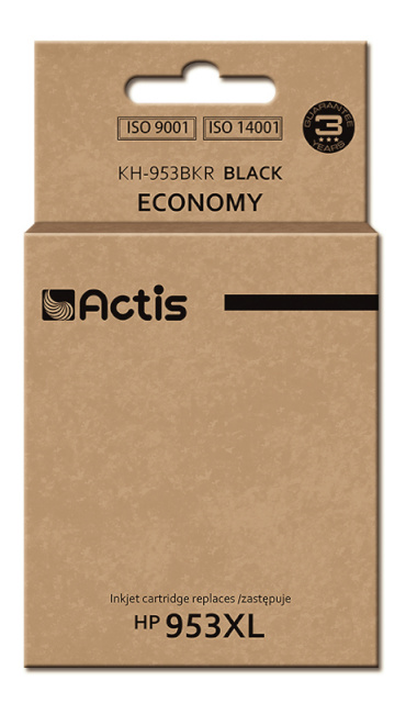 Actis tindikassett KH-953BKR, Ink for HP(953XL L0S70AE), Standard, 50ml, must