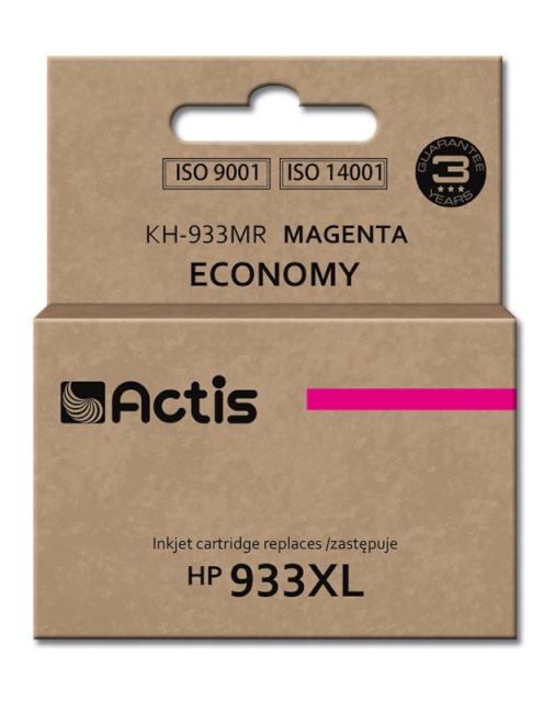 Actis tindikassett KH-933MR, Ink for HP Printer(933XL CN055AE), Standard, 13ml, magenta