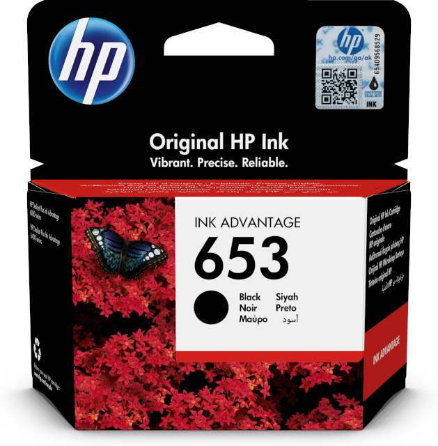 HP tindikassett 3YM75AE 653, Original Standard Yield, must