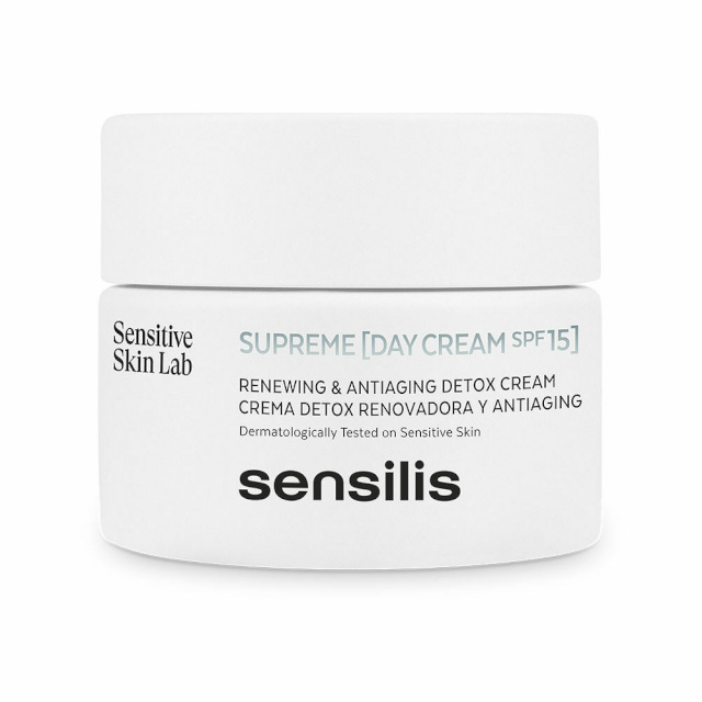 Sensilis päevane vananemisvastane kreem Supreme Detox Renew Spf 15+ (50ml)
