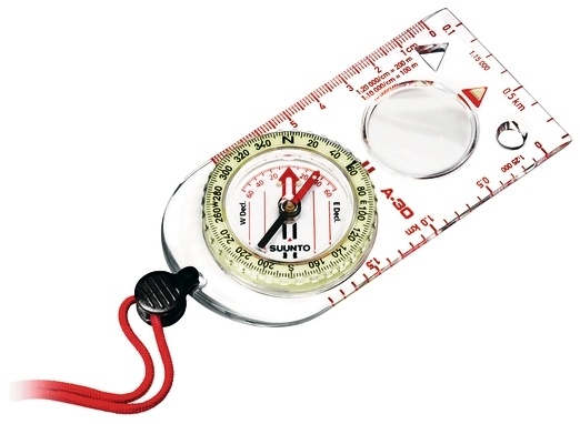 Suunto kompass A-30/CM/L/N suurendusklaasiga helenduv