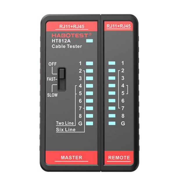 Habotest tester HT812A RJ11 / RJ45 network cable tester