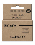 Actis tindikassett KC-512R, Ink Cartridge for Canon(PG-512), Standard, 15ml, must