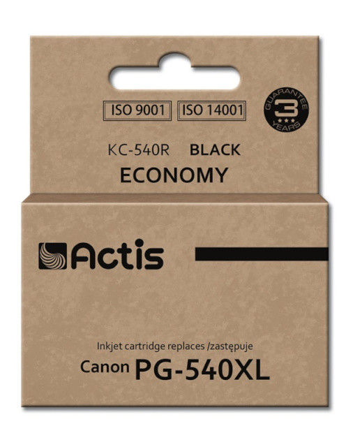 Actis tindikassett KC-540R, Ink Cartridge for Canon(PG-540XL), Standard, 22ml, must
