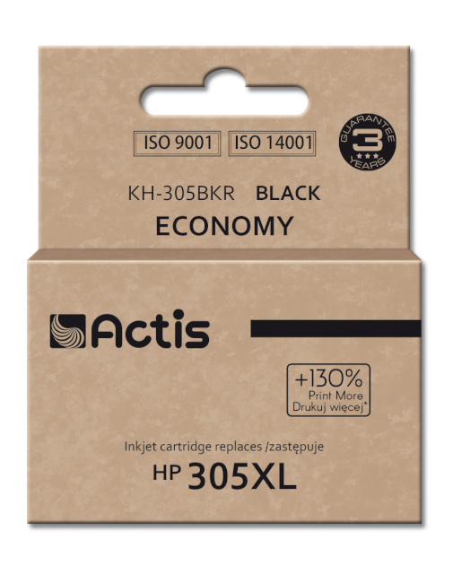 Actis tindikassett KH-305BKR Ink Cartridge HP 305XL 3YM62AE, 20 ml, must