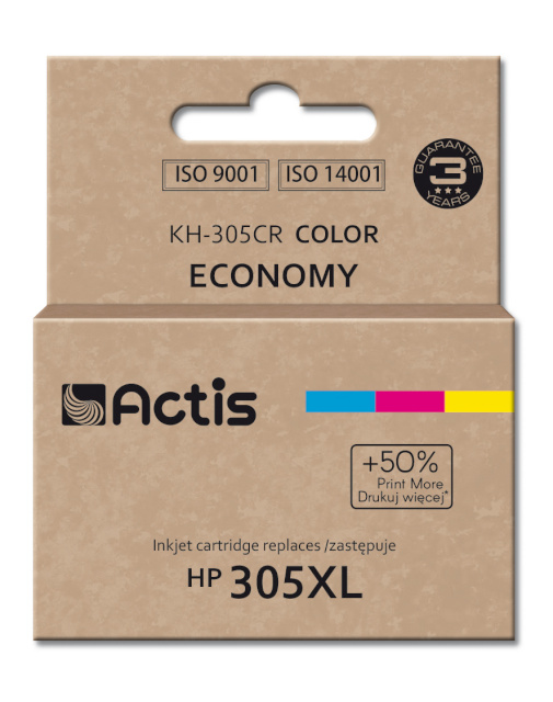 Actis tindikassett KH-305CR Ink Cartridge HP 305XL 3YM63AE, 18 ml, värviline
