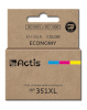 ACTIS tindikassett KH-351R, Ink Cartridge HP 351XL CB338EE, 21 ml, värviline