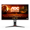 AOC monitor U28G2XU2/BK 28", 4K UHD, 16:09, HDMI, DP, USB, IPS, Lift, must/punane