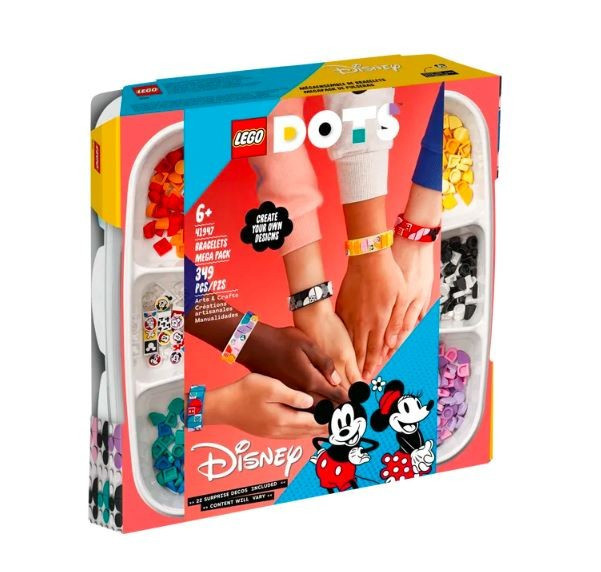 LEGO klotsid DOTS 41947 Mickey & Friends Bracelets Mega Pack