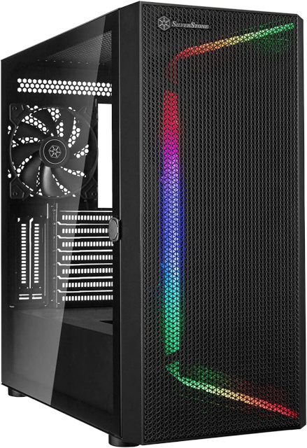 SilverStone korpus SST-SEH1B-G ATX, RGB, must