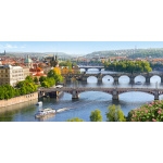 Castor pusle Vltava Bridges In Prague, 4000-osaline