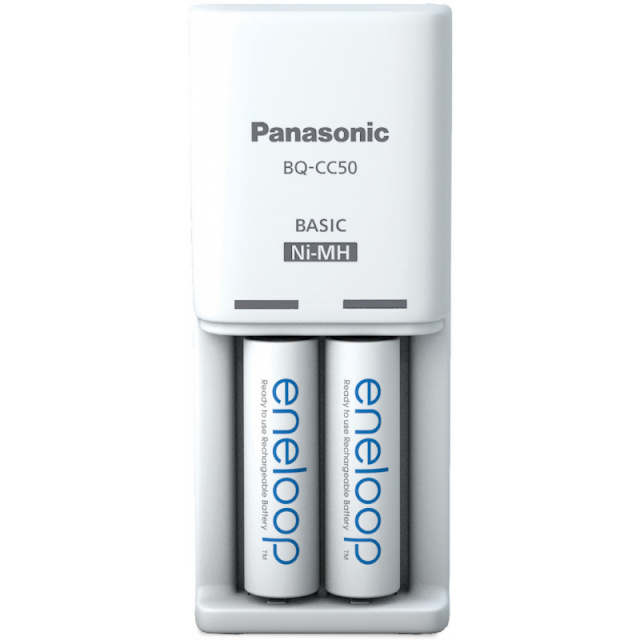 Panasonic eneloop laadija BQ-CC50 + 2x2000mAh AA