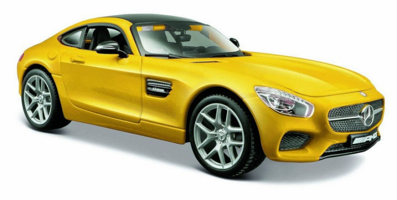 Maisto mudelauto Mercedes AMG GT 1/24 kollane