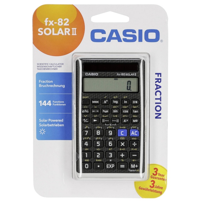 Casio kalkulaator FX 82 SOLAR II