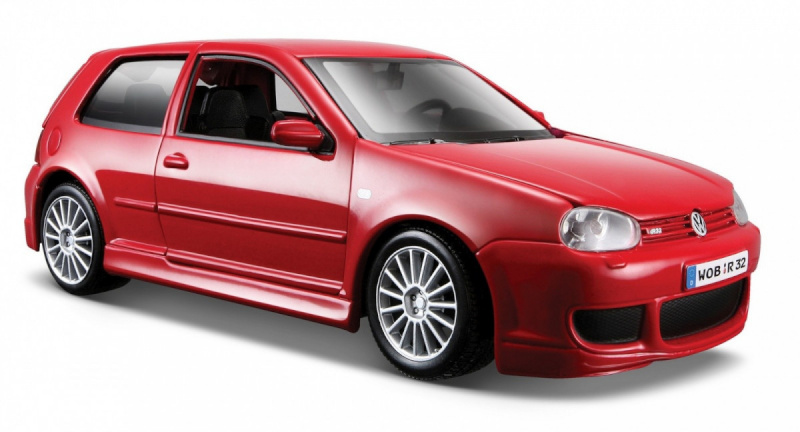 Maisto mudelauto Volkswagen Golf R32 Grana 1/24 punane