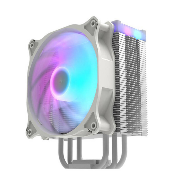 Darkflash CPU jahutus Darkair active cooling, LED, Heatsink + Fan 120x120mm, valge