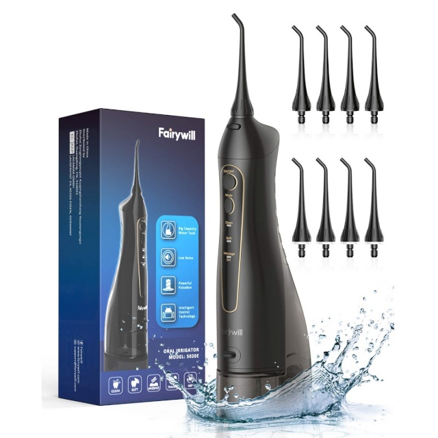 FairyWill hambavahede puhastaja Water Flosser FW-5020E must