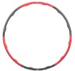 Avento võimlemisrõngas Hula Hoop 1.2kg hall/punane