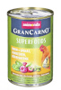 Animonda koeratoit GranCarno Superfoods flavor: chicken, spinach, raspberry, pumpkin seeds - 400g can