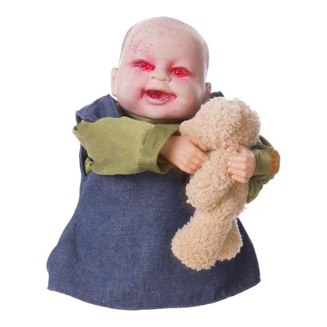 My Other Me Halloweeni Kaunistused Valgus Liikumi Tige nukk heliga (24x19x20cm)