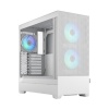 Fractal Design korpus Pop Air RGB TG Clear Tint, ATX, mATX, Mini ITX, valge