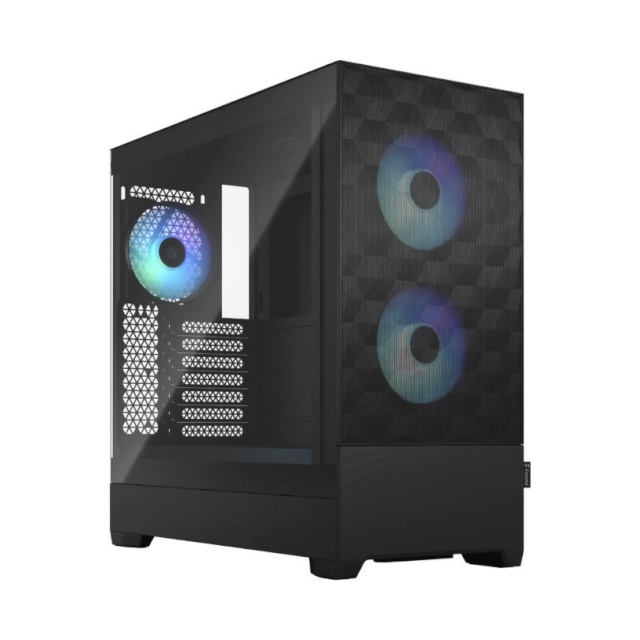 Fractal Design korpus op Air RGB TG Clear Tint, ATX, mATX, Mini ITX, must