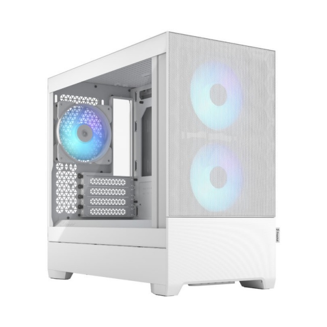Fractal Design korpus Pop Mini Air RGB TG Clear Tint, mATX, Mini ITX, valge