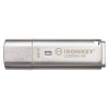 Kingston mälupulk IronKey Locker+ 50 USB Flash Drive, 64GB, hõbedane