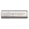 Kingston mälupulk IronKey Locker+ 50 USB Flash Drive, 16GB, hõbedane