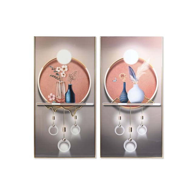 DKD Home Decor maal 80x3x160cm Vaas (2tk)