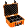 B&W kohver Outdoor Case 3000 + Divider System, oranž