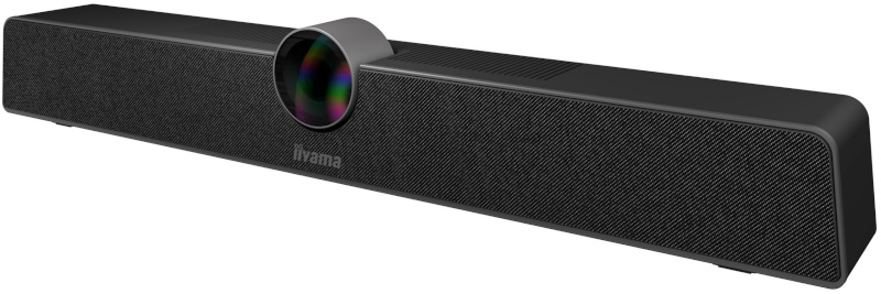 Iiyama konverentsikaamera koos kõlaritega UC CAM120ULB-1, 4K, All-in-One, USB-C, must