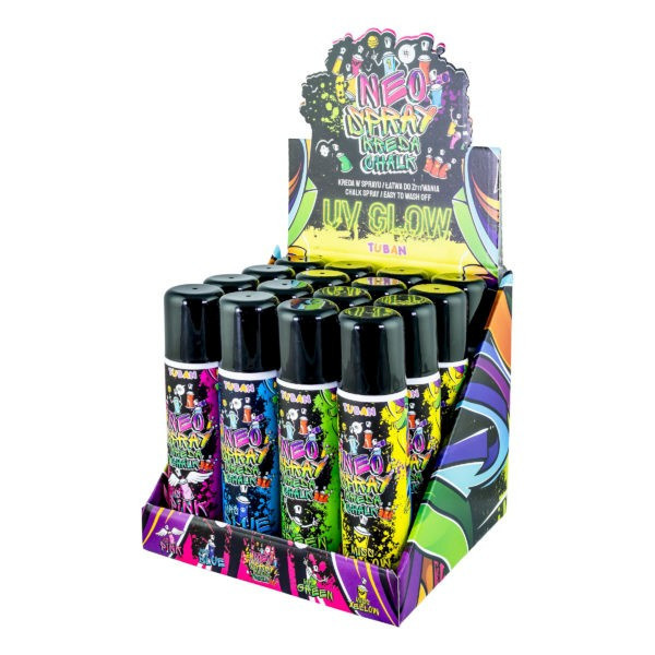 TUBAN pihusti Neo Chalk Spray Mix 16tk