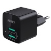 Aukey laadimisadapter AUKEY AC Adapter USB-A 12W Adaptive Charging PA-U32 must