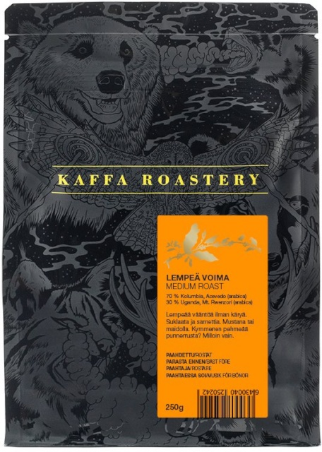 Kaffa Roastery jahvatatud kohv Lempeä Voima, 250g